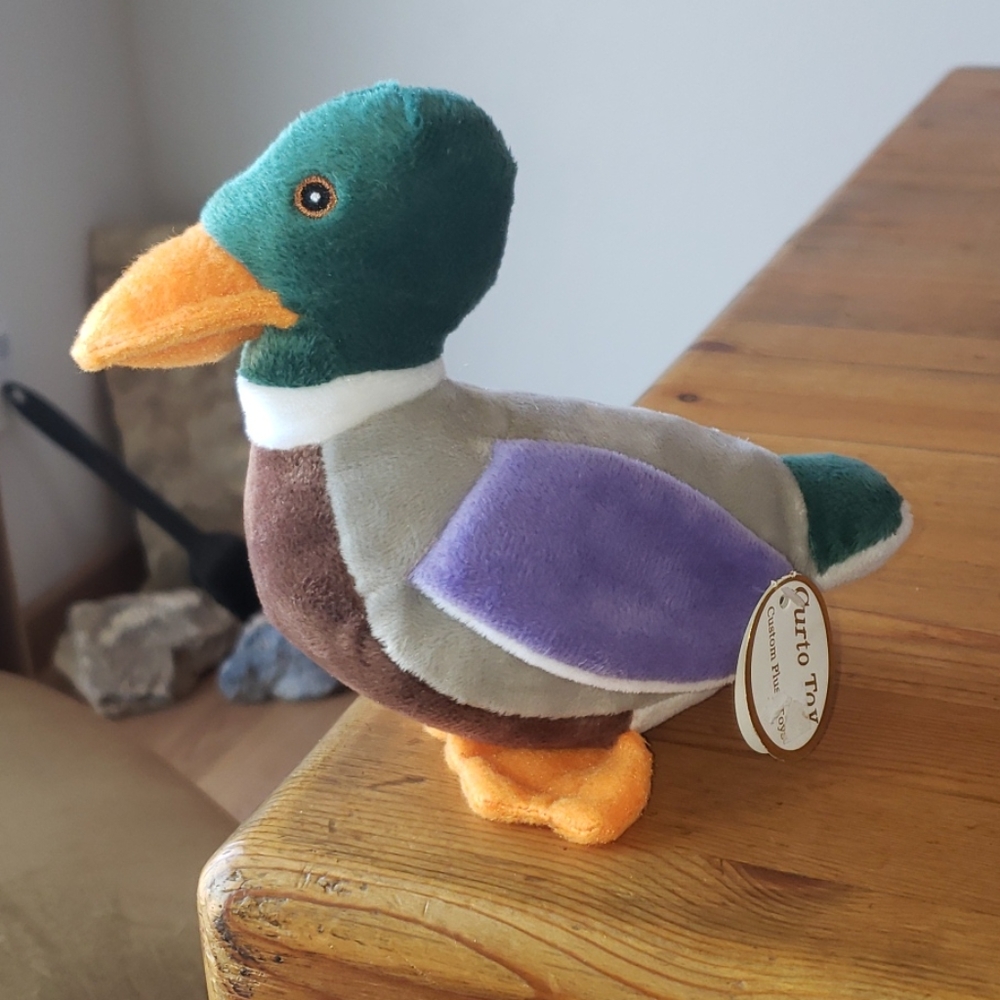 Duck Plush 7" Curto Toy New!